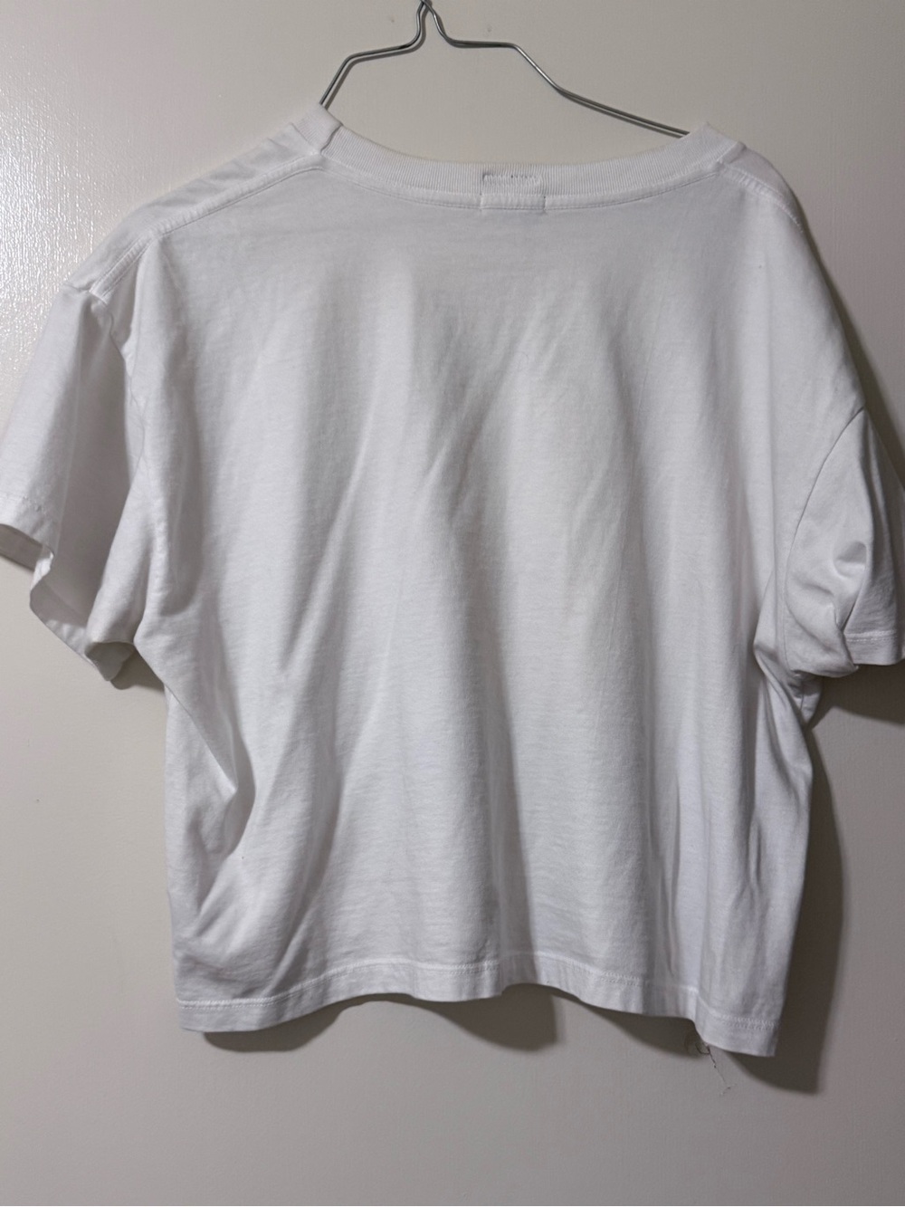 MOTHER Smiley Crop Tee - "Don't Worry" - Picture 2 of 2